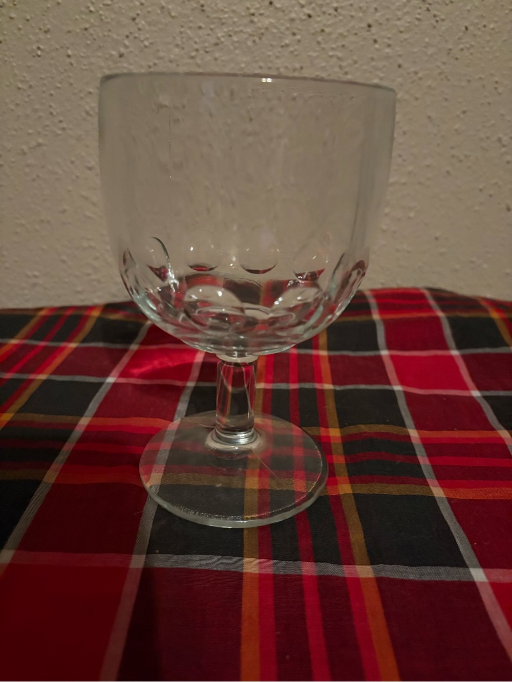 Clear Glass Goblet Wine Glass
